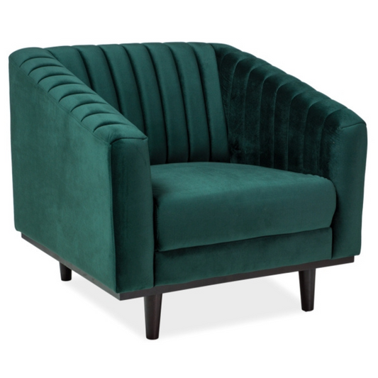 Asprey Velvet atzveltnes krēsls zaļš - N1 Home