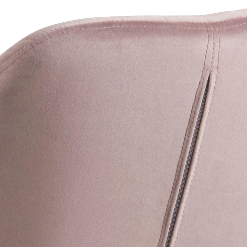 Krēsls Emil 57/61/83 cm putekļainā roze - N1 Home