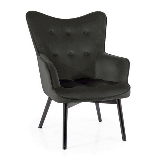 Carmen Velvet krēsls melns - N1 Home