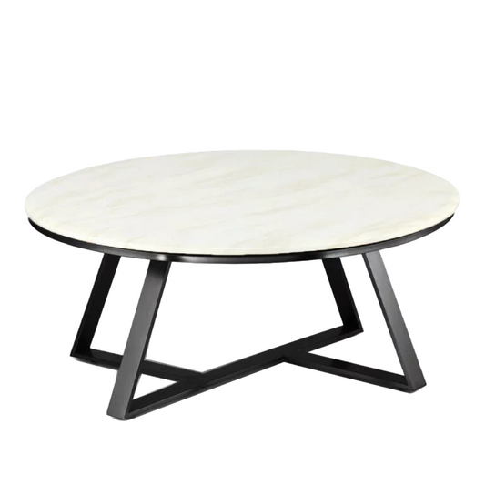 Kafijas galdiņs Dot Design Vinclar marmors 91x40 cm melns - N1 Home