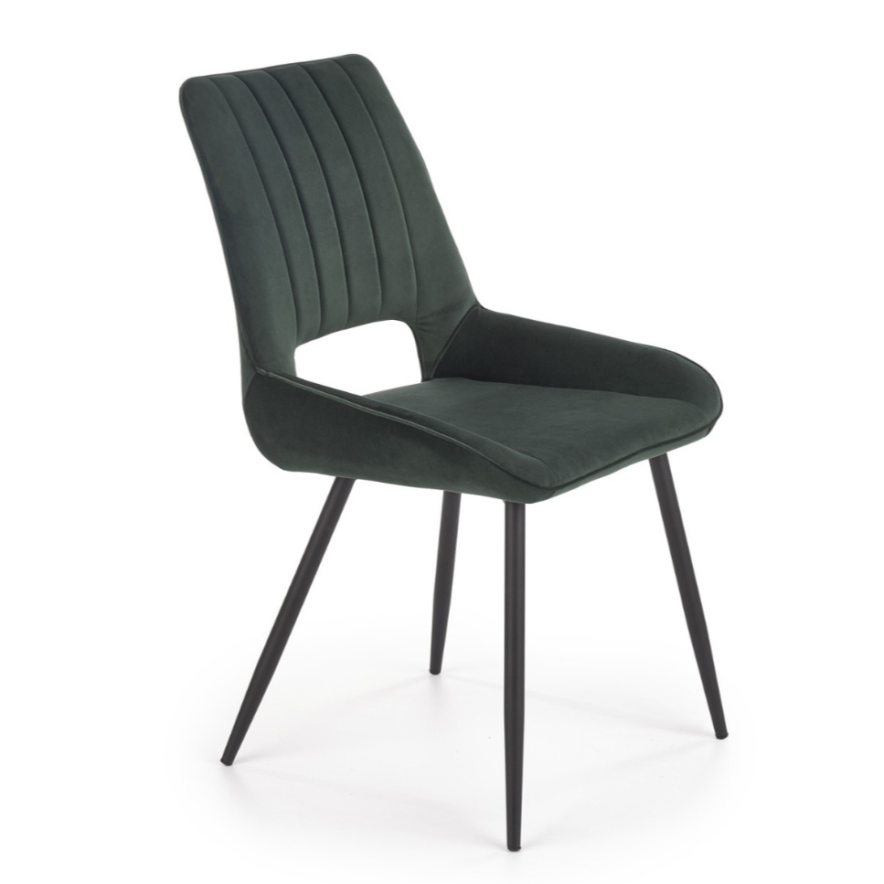 Krēsls Priuf 52/58/88/47 cm tumši zaļš - N1 Home