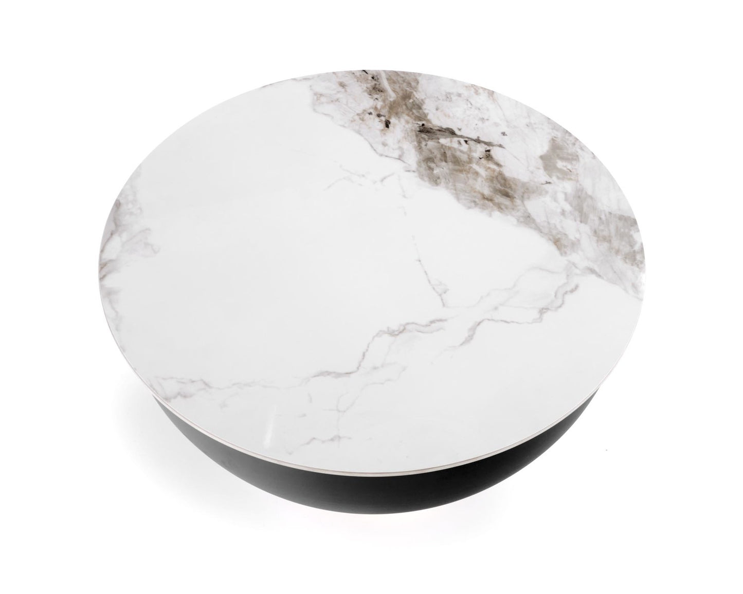 Kafijas galdiņš CC 73/37 cm balts marmors/pelēks/zelts - N1 Home