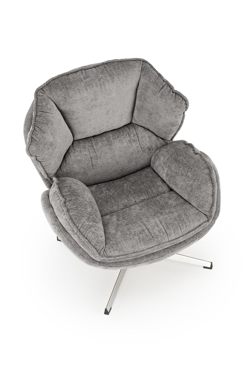 Krēsls Gius 80/84/81 cm pelēks - N1 Home