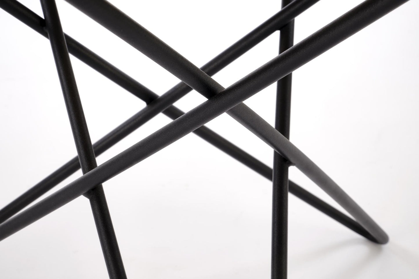 Kafijas galds Laili 60/55 cm balts marmors/melns - N1 Home