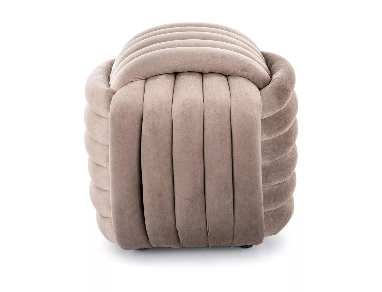 Pufs Brun 42/45/45 cm bēšs - N1 Home