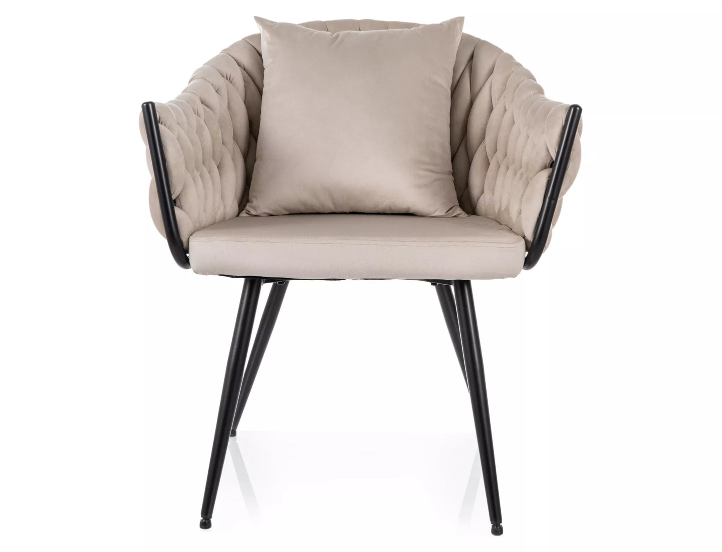 Krēsls Nuvys 86/62/50 cm gaiši bēšs - N1 Home