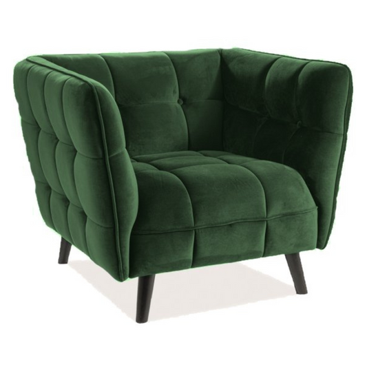 Castello Velvet zaļš krēsls - N1 Home