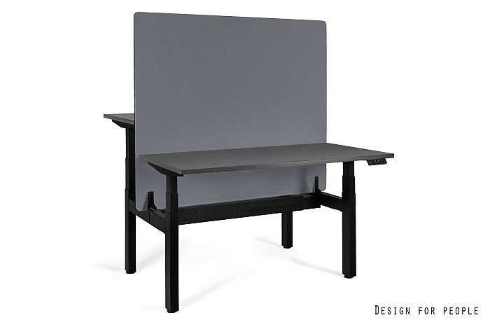 Galds Aktiva II 140; 160/70 cm melns/balts - N1 Home