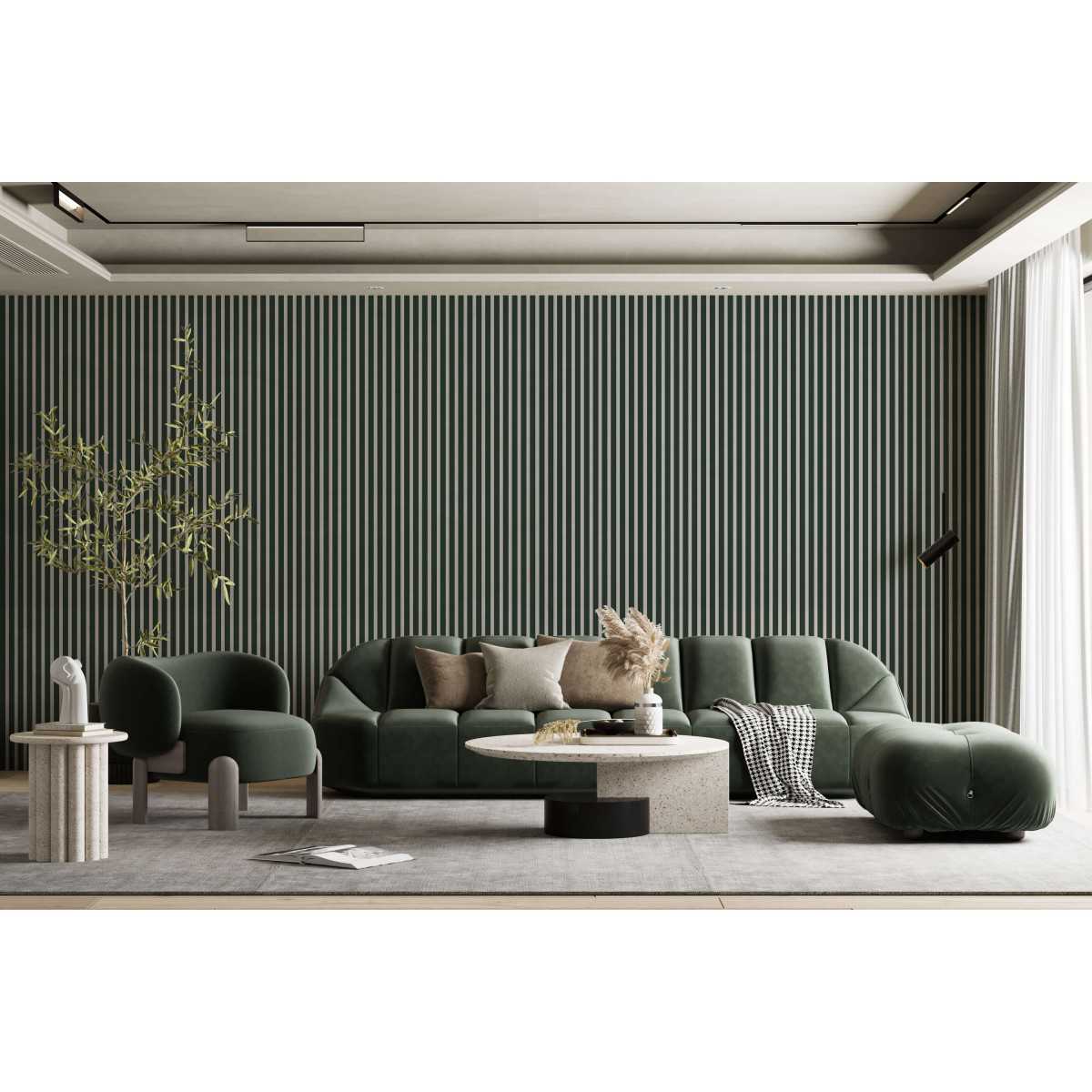 Sienas līstes - 16x30x2750 pudele zaļa - N1 Home