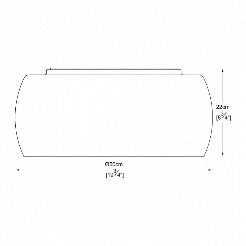 Piekaramā lampa Kristāla 22/50 cm hroms