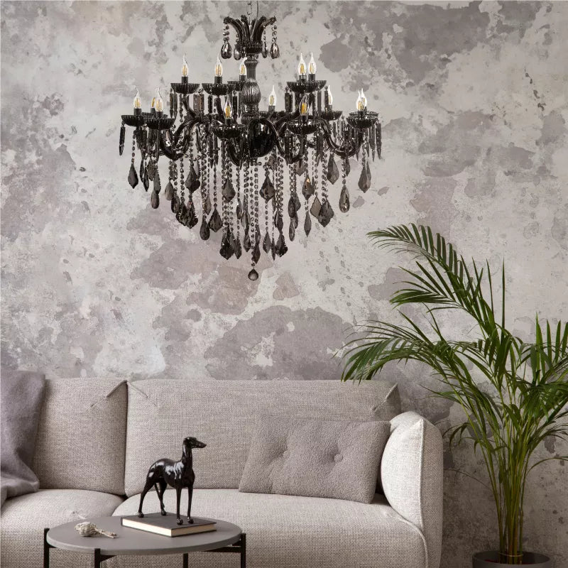 Piekaramā lampa Rotts 150/50/50 cm melns/zelts