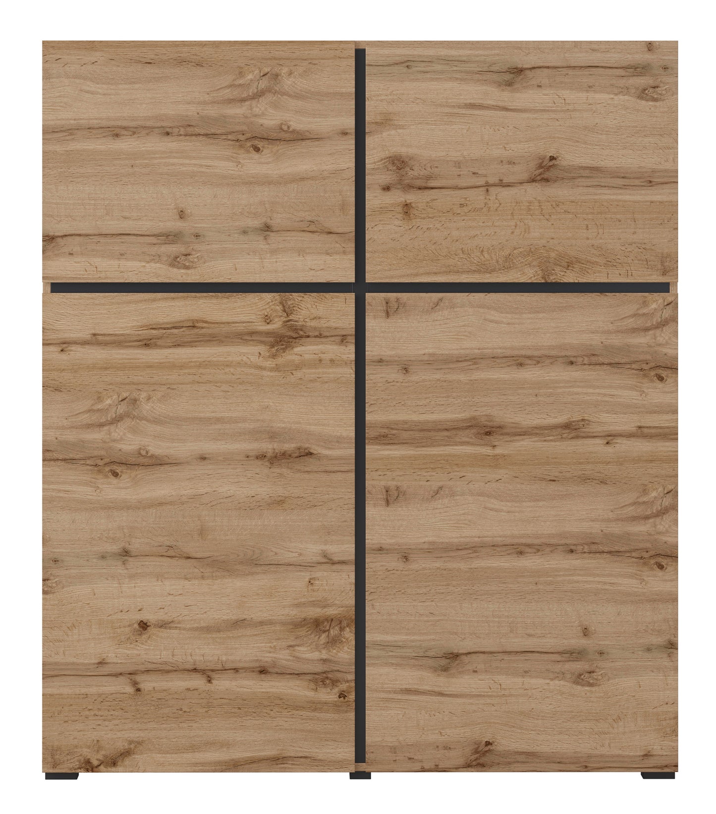 Kumode Kruzat 119/139/40 cm Votan ozols