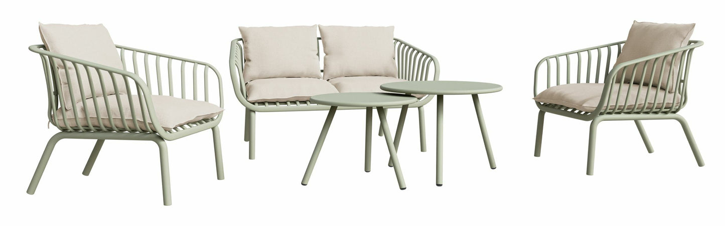 Dārza mēbeļu komplekts Bari olīves - N1 Home