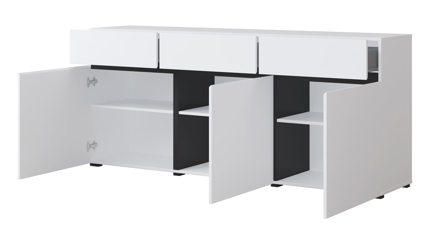 Kumode Kruzat 180/78/40 cm balts