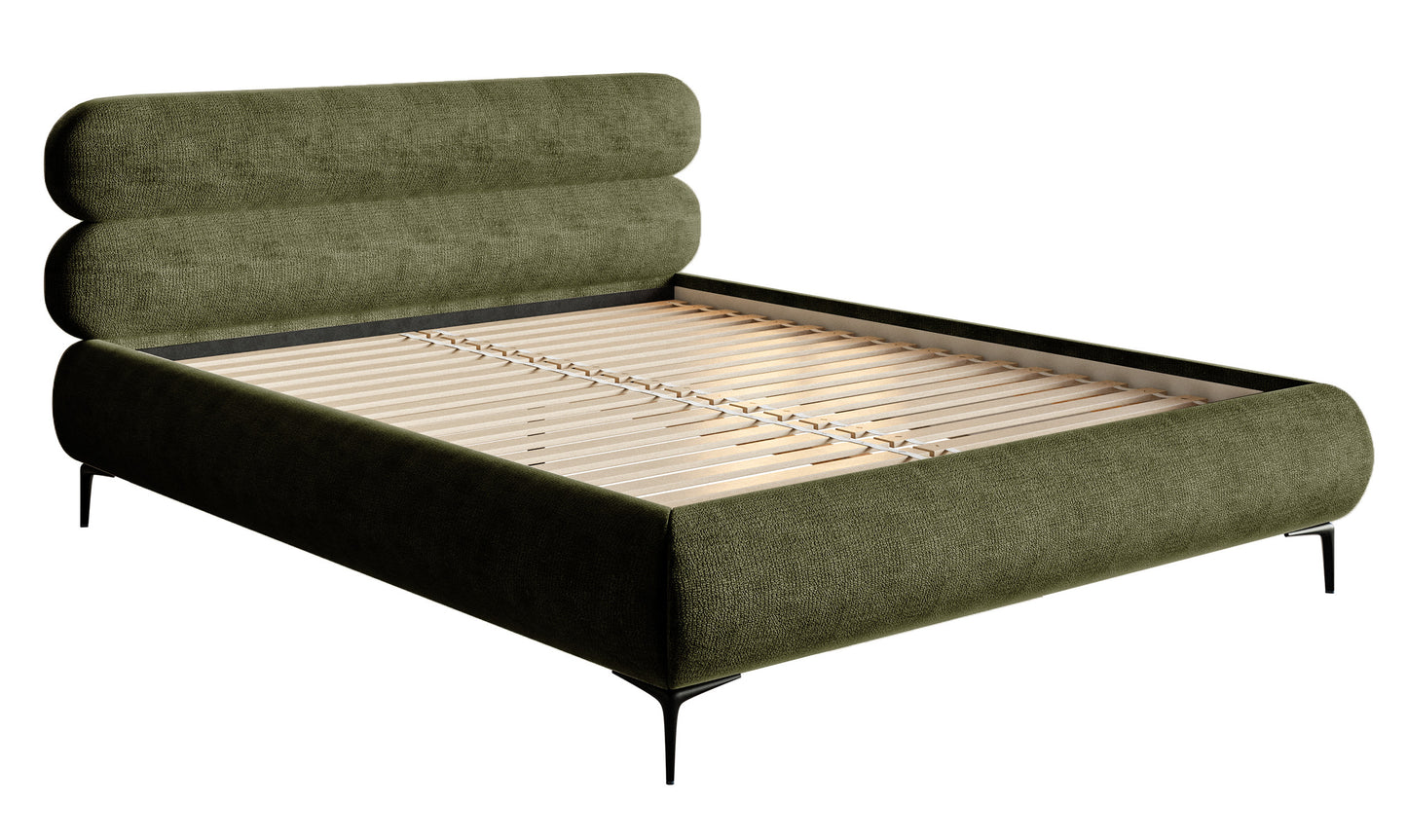 Gulta Loure 140/160/180x200 cm Perfect Harmony 39/melns kājas - N1 Home