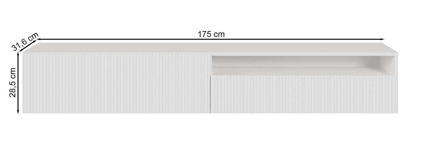 TV skapis Velda 175/28/31 cm bēšs - N1 Home