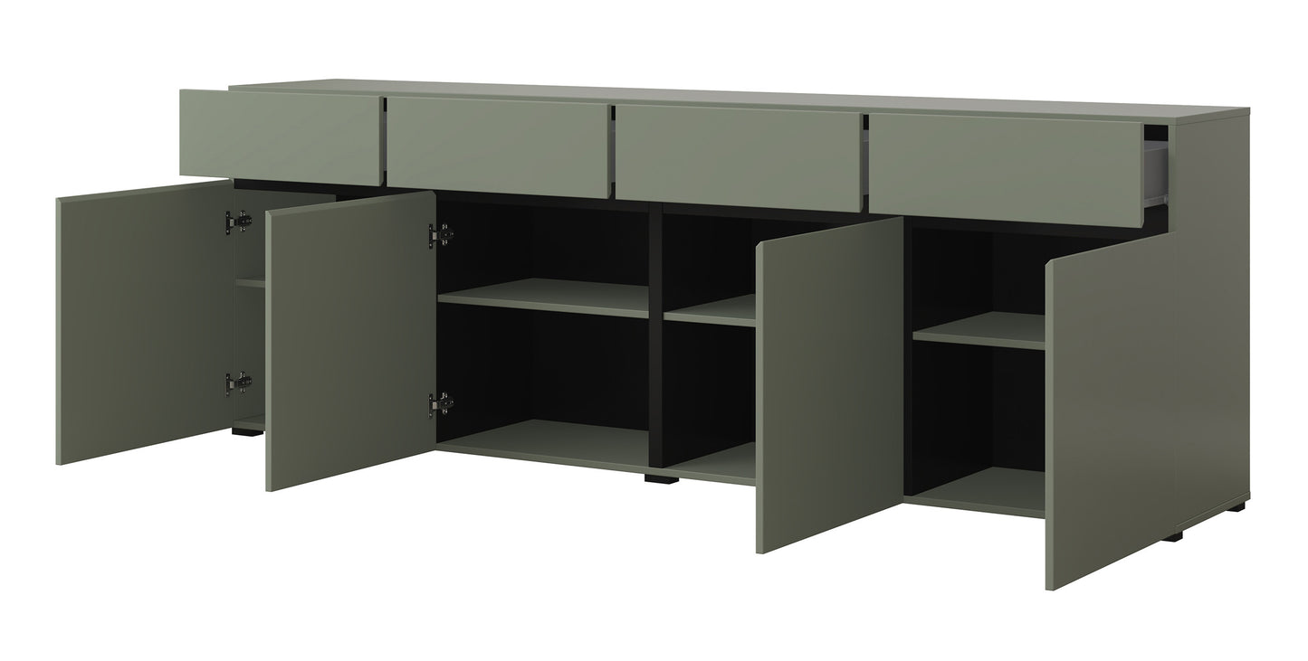 Kumode Kruzat 224/78/40 cm zaļs