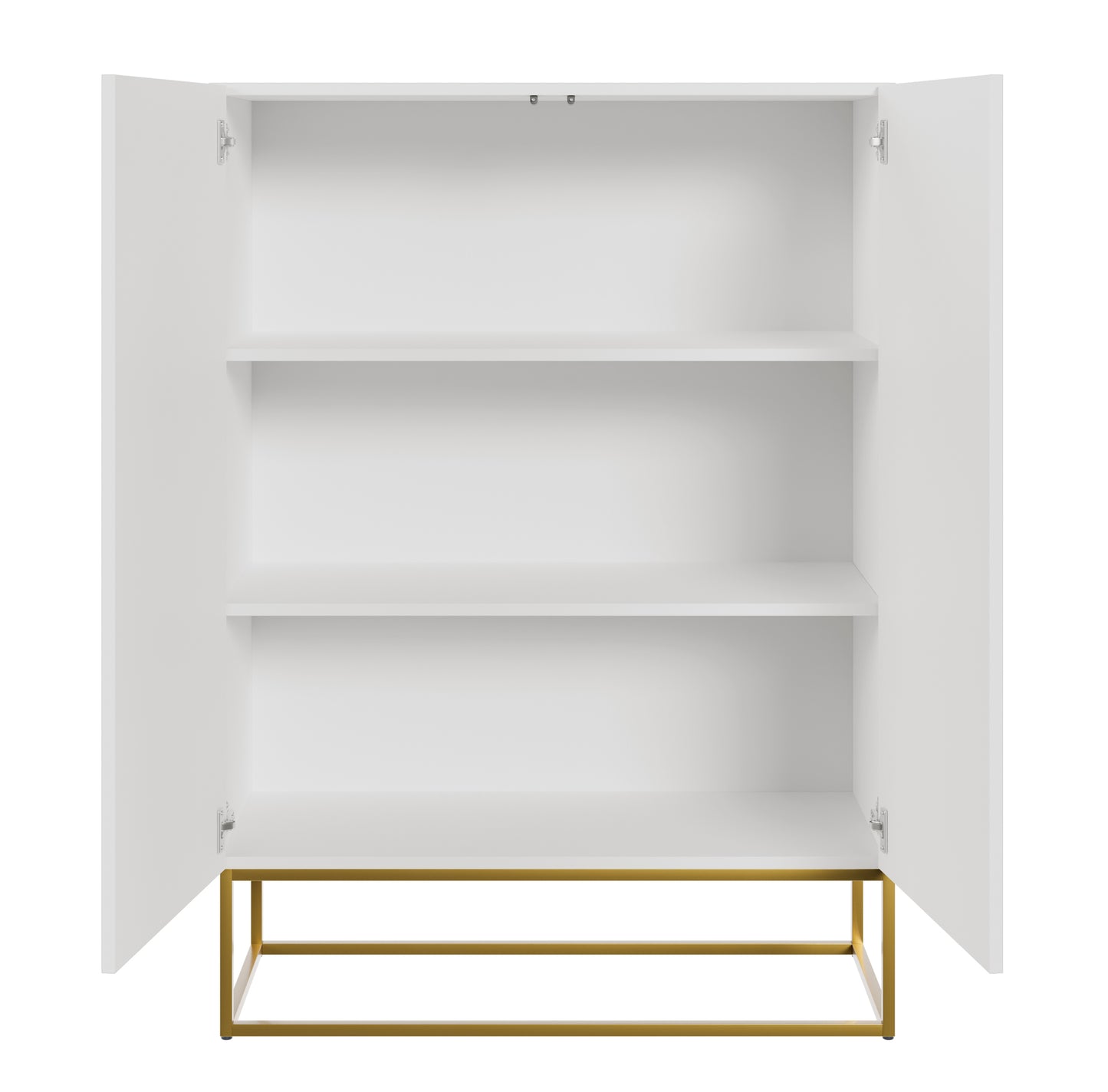 Kumode Velda 90/125/38 cm balts/zelts - N1 Home