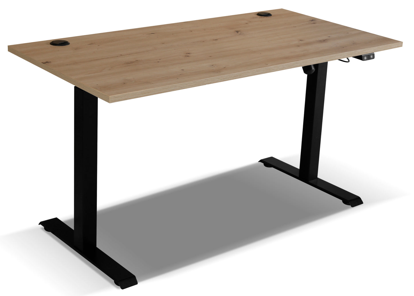 Biroja galds Stun 73-121/138/67 cm ozols - N1 Home