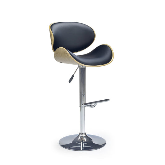 JX krēsls gaišs ozols/melns 53/48/93÷115 cm - N1 Home