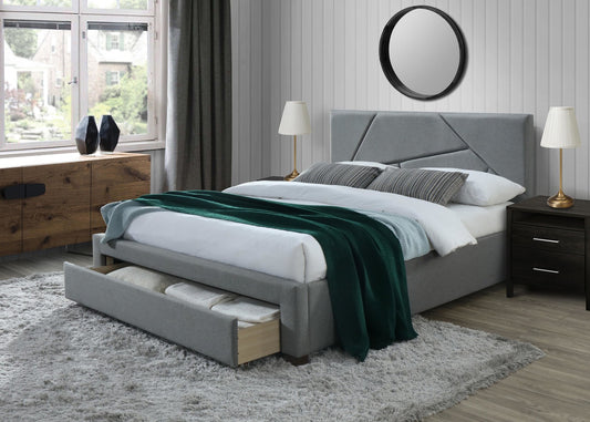 VL 160|200 cm gulta ar pelnu atvilktnēm - N1 Home