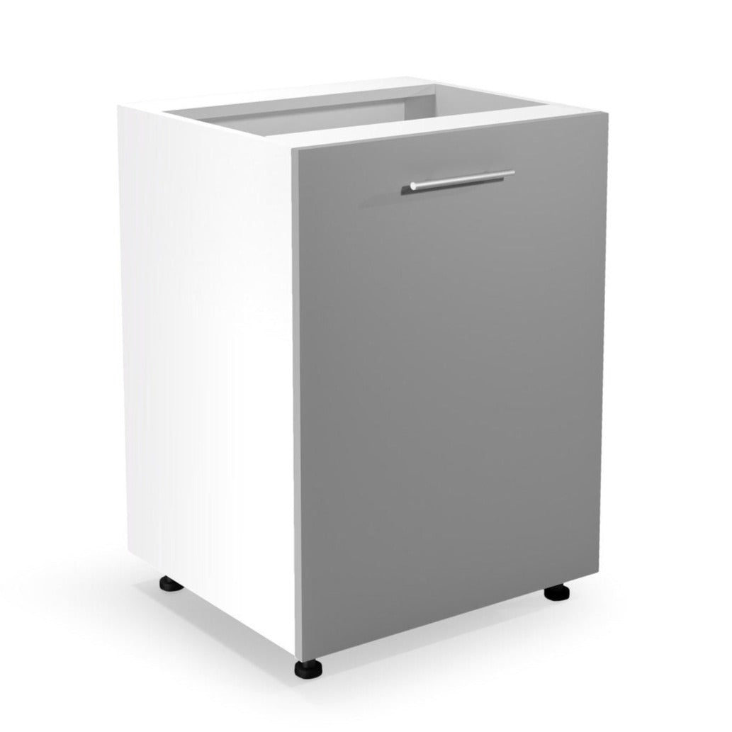 Virtuves skapītis 60/82/52 cm pelēks - N1 Home