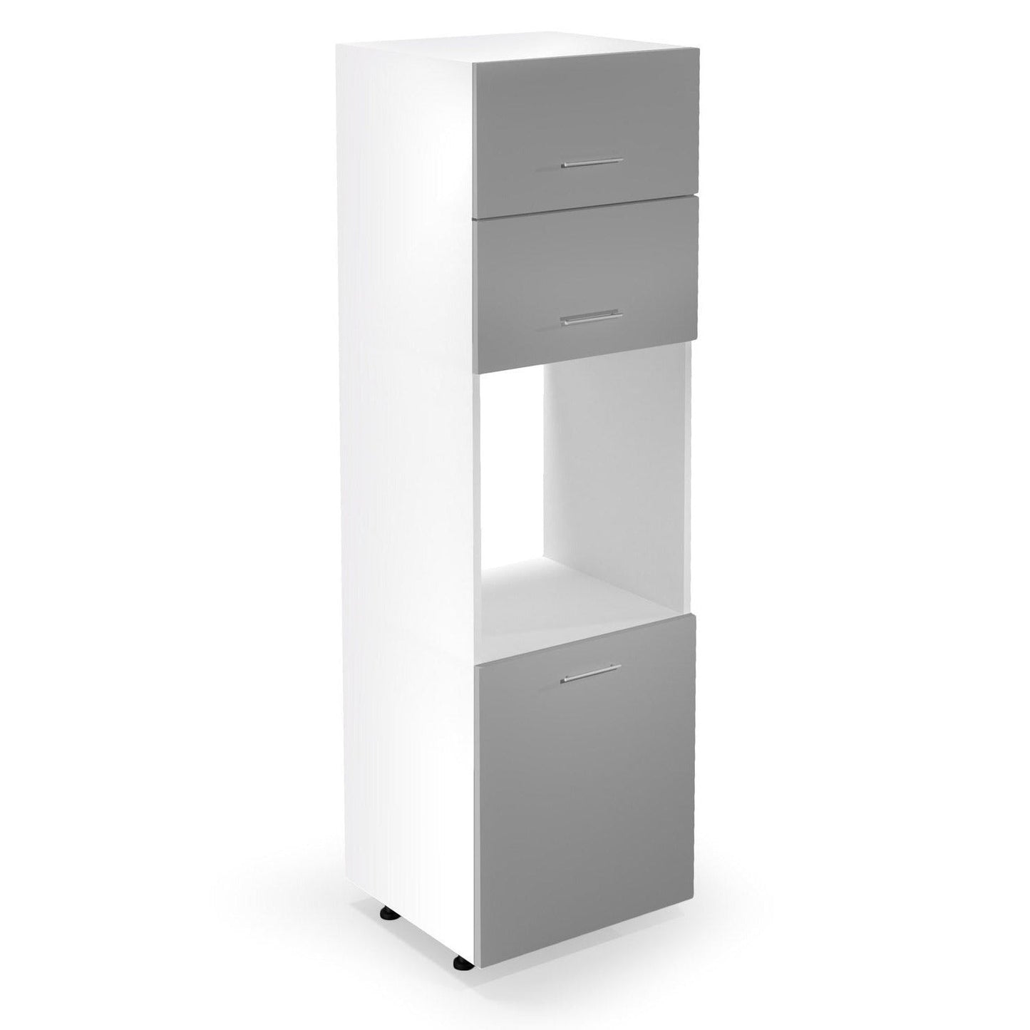 Virtuves skapis 60/214/56 cm pelēks - N1 Home