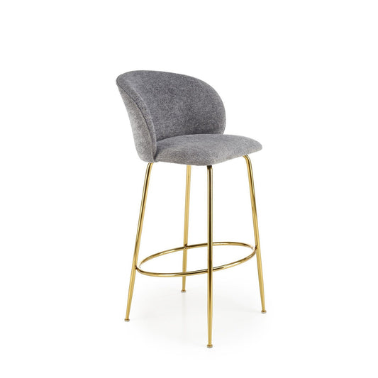 NL krēsls pelēks / zelts 50/59/101/75 cm - N1 Home
