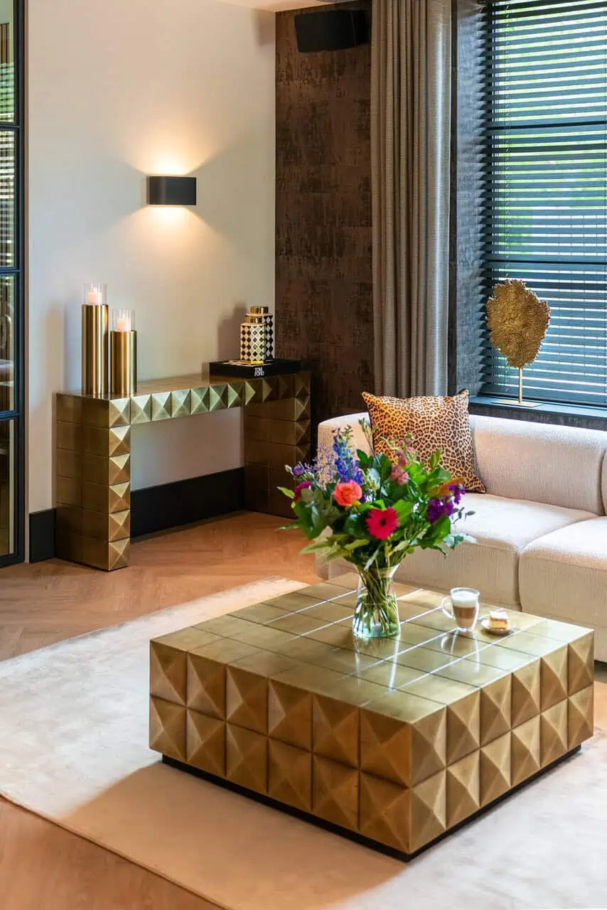 Konsole Collada Richmond Interiors 76/137/36 cm zelts - N1 Home