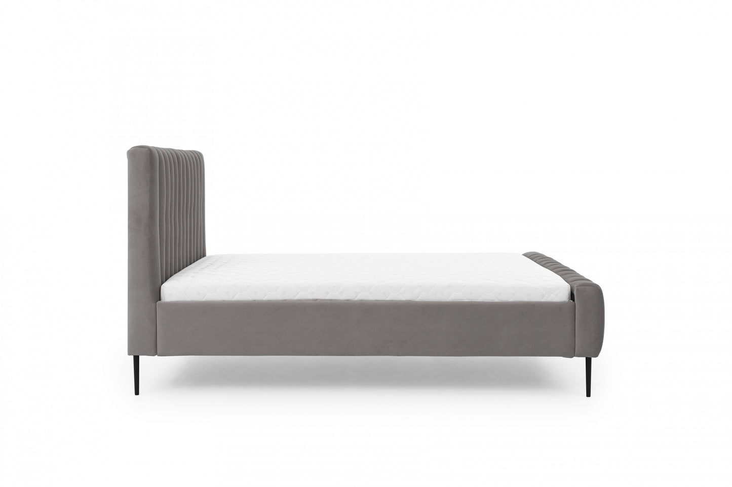 Gulta Austin melnas kājas 120; 140; 160; 180/200 cm Velluto 15 - N1 Home