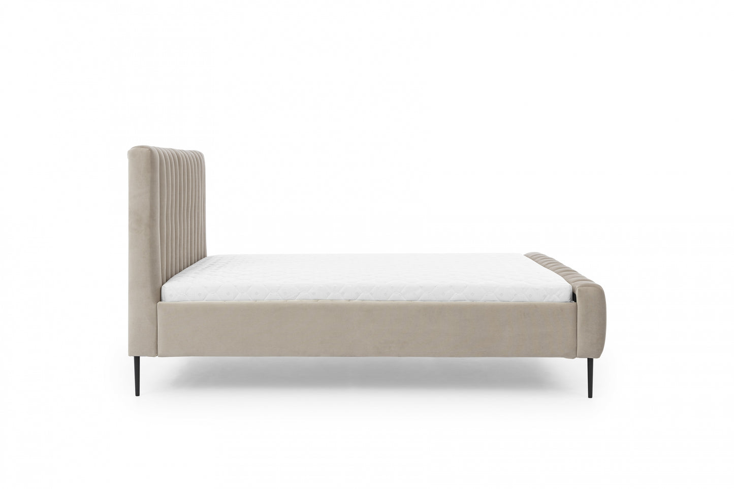 Gulta Austin melnas kājas 120; 140; 160; 180/200 cm Velluto 2 - N1 Home