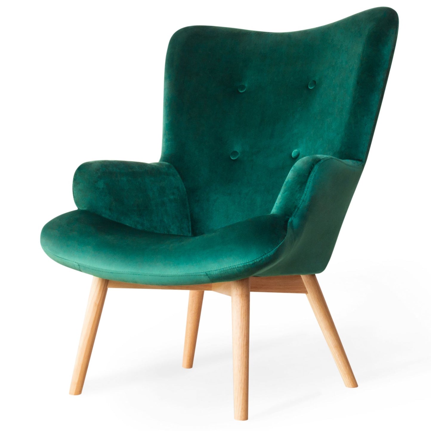 Samta zaļš krēsls MOSS 70x95 cm - N1 Home