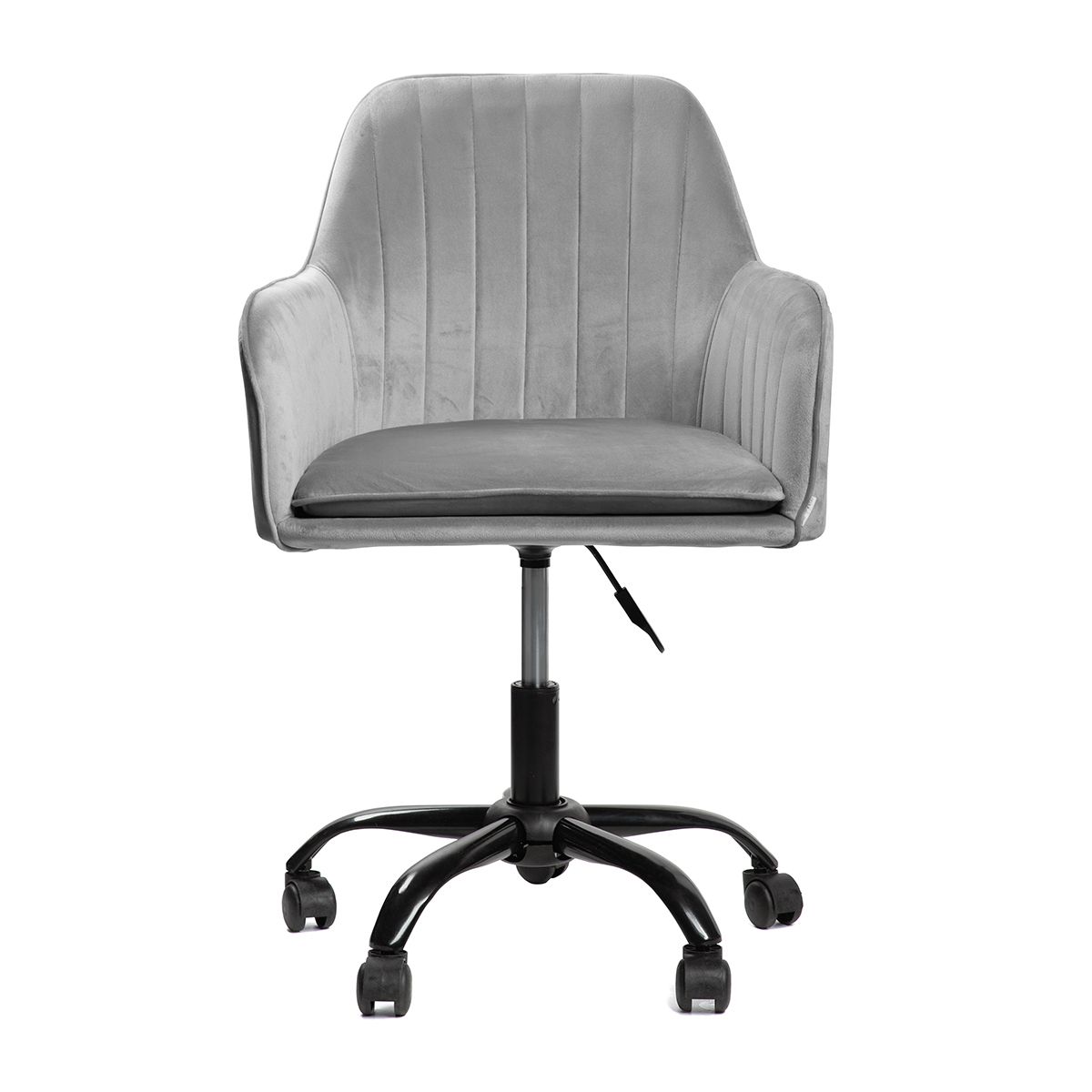 TEILL velūra grozāmais krēsls pelēks 55x54,5x80-90cm - N1 Home