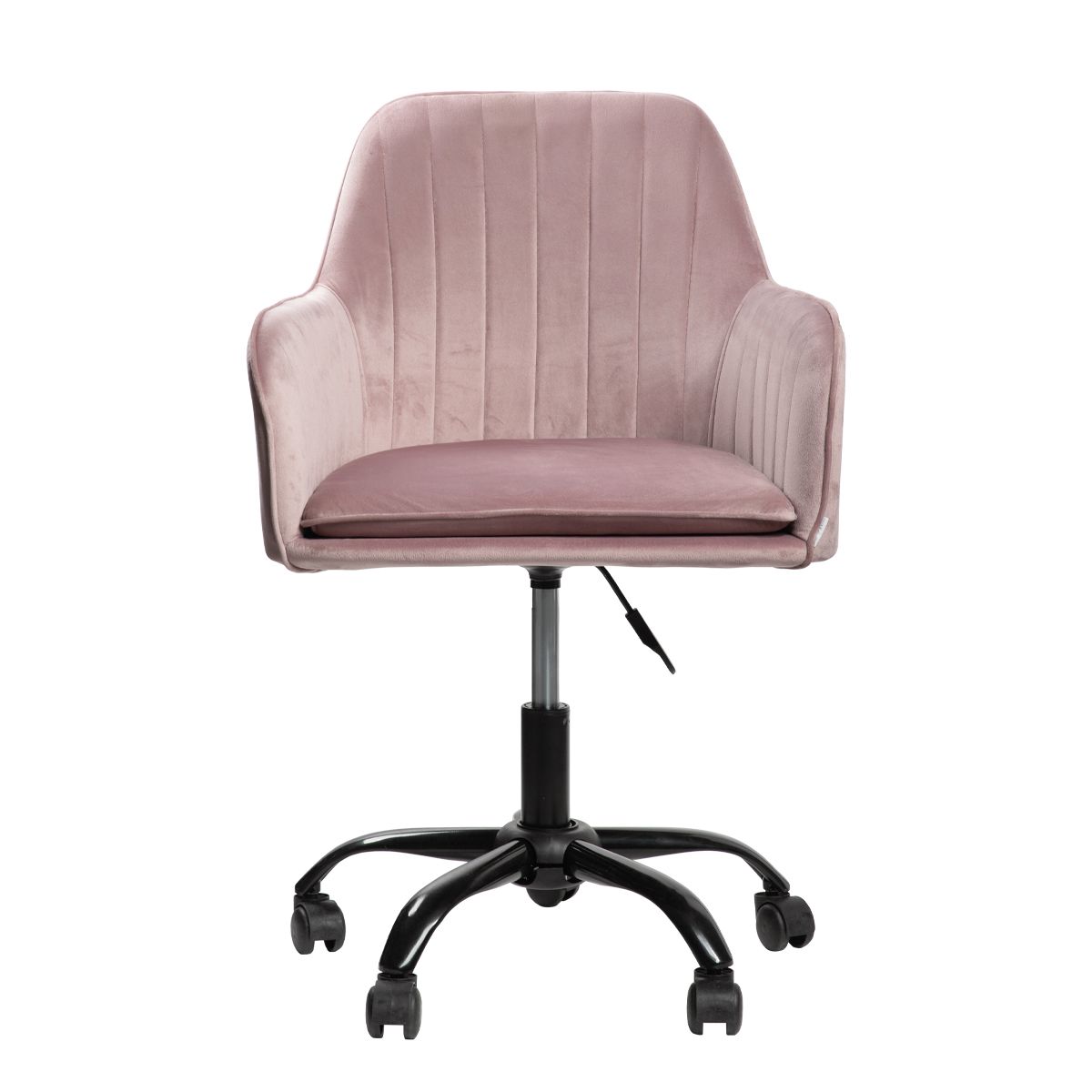 TEILL velūra grozāmais krēsls rozā 55x54,5x80-90cm - N1 Home