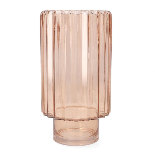 BODO vāzes stikls rozā 16x30 cm - N1 Home