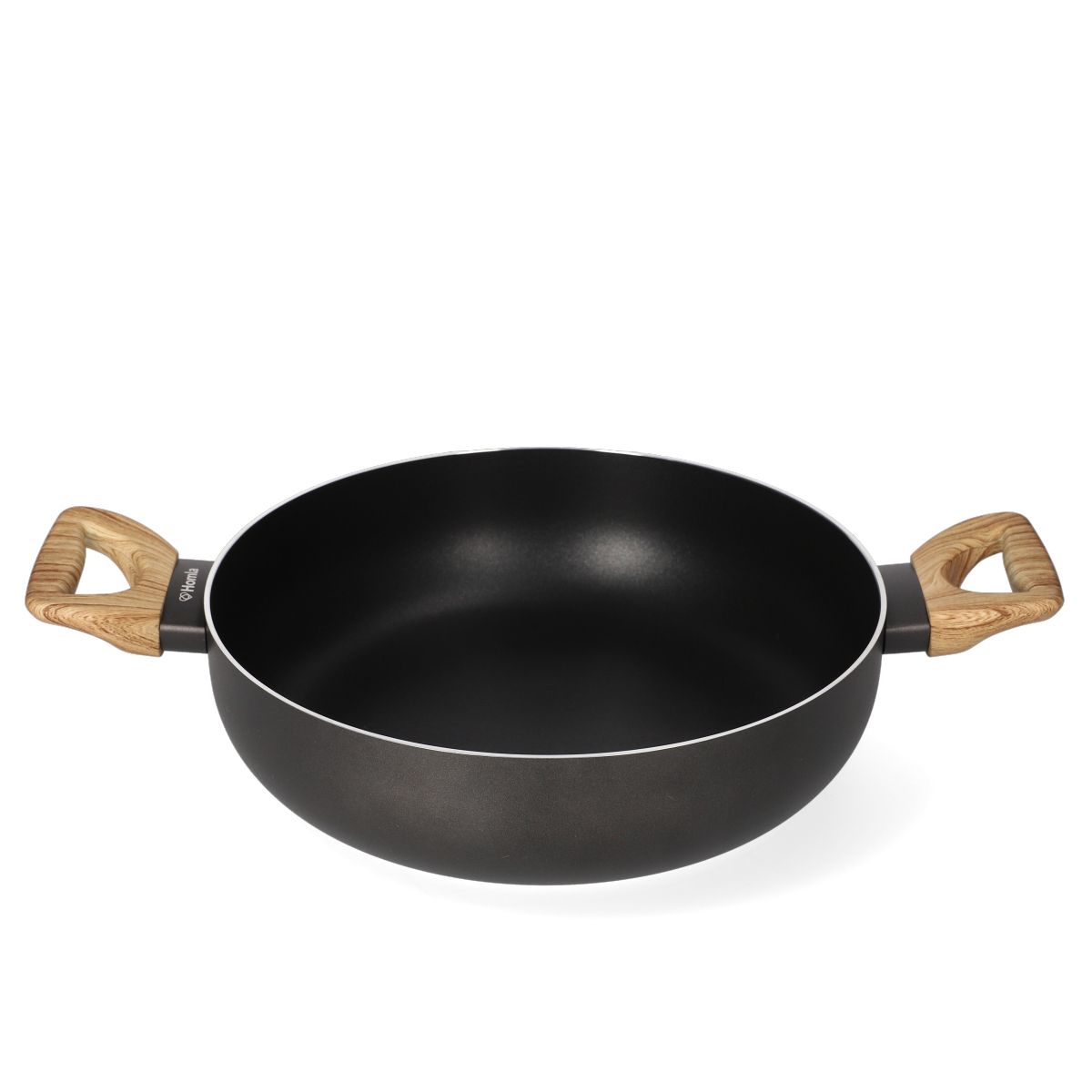 ALBERO pods ar vāku, melns, 26 cm - N1 Home