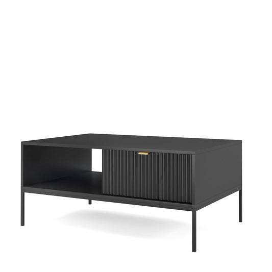 NV kafijas galdiņš melns 104x48x68 cm - N1 Home