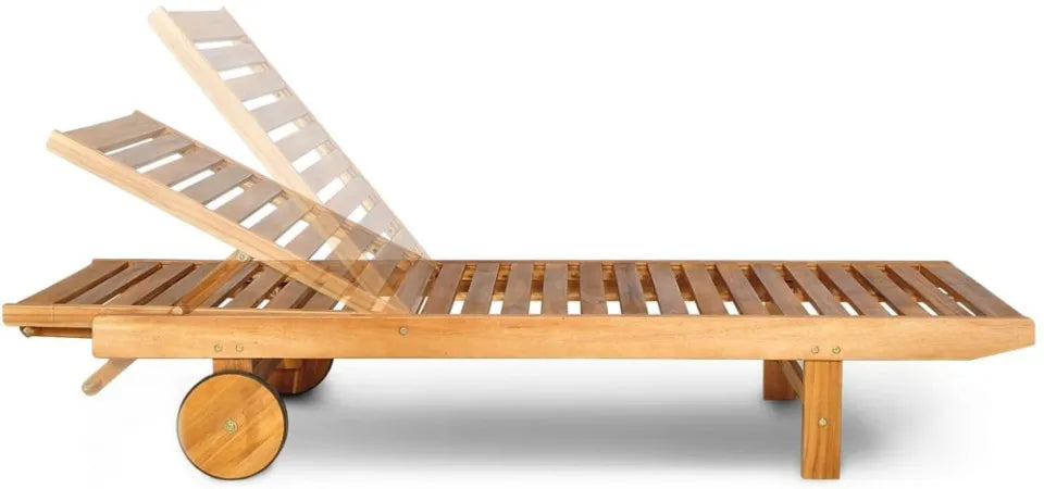 Koka atpūtas krēsls Bahama 192/59/30 cm dabisks - N1 Home