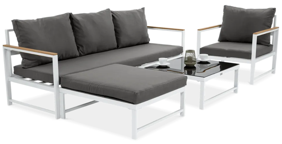 Dārza komplekts Orlan Fory balts - N1 Home