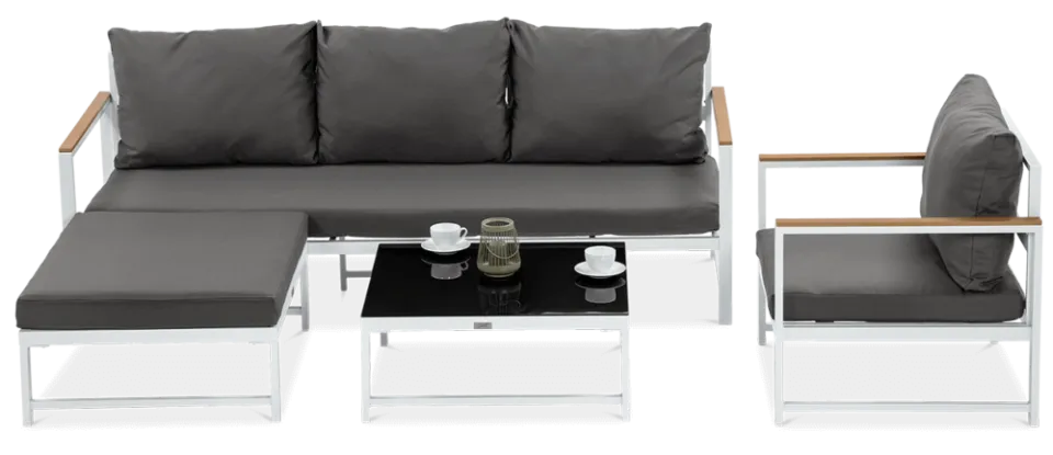 Dārza komplekts Orlan Fory balts - N1 Home