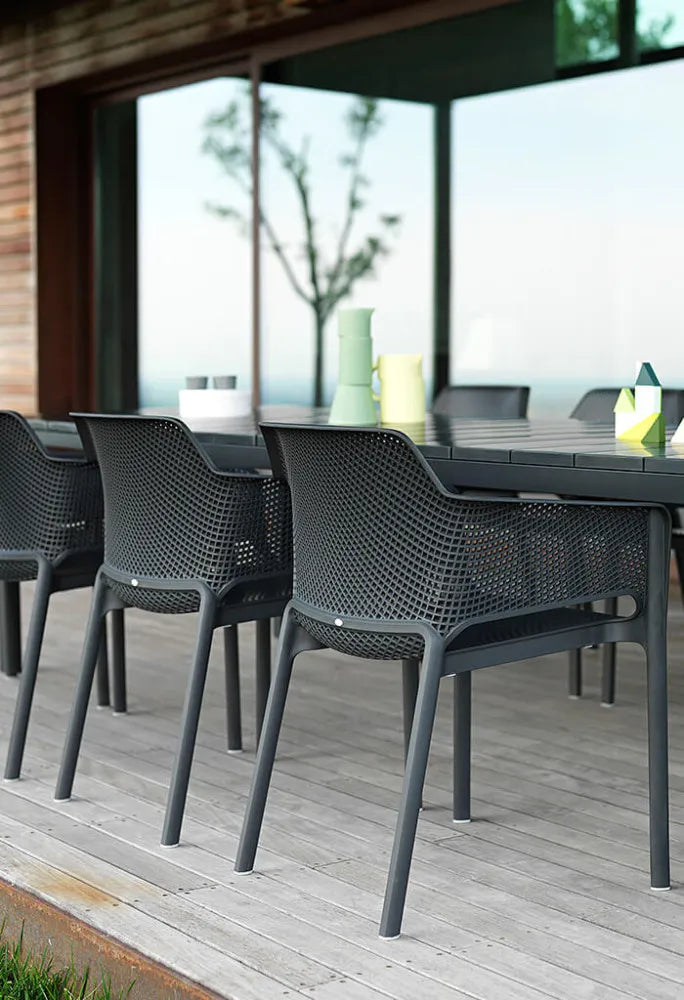 Krēsls Naro Nets 60/80/58 cm blanko - N1 Home