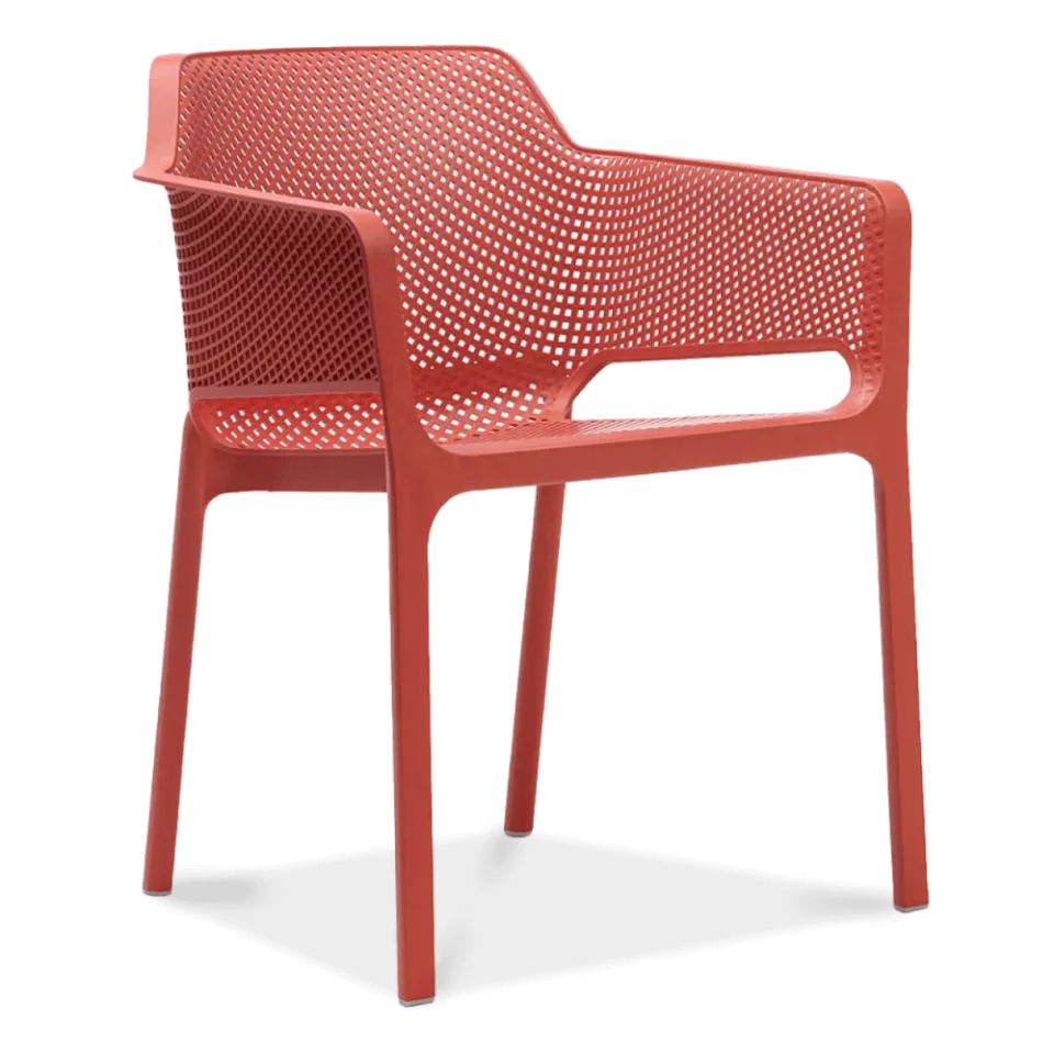 Krēsls Naro Nets 60/80/58 cm korallo - N1 Home