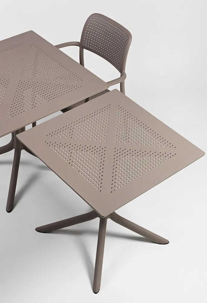 Galds Naro Cli 80/80/75 cm blanko - N1 Home