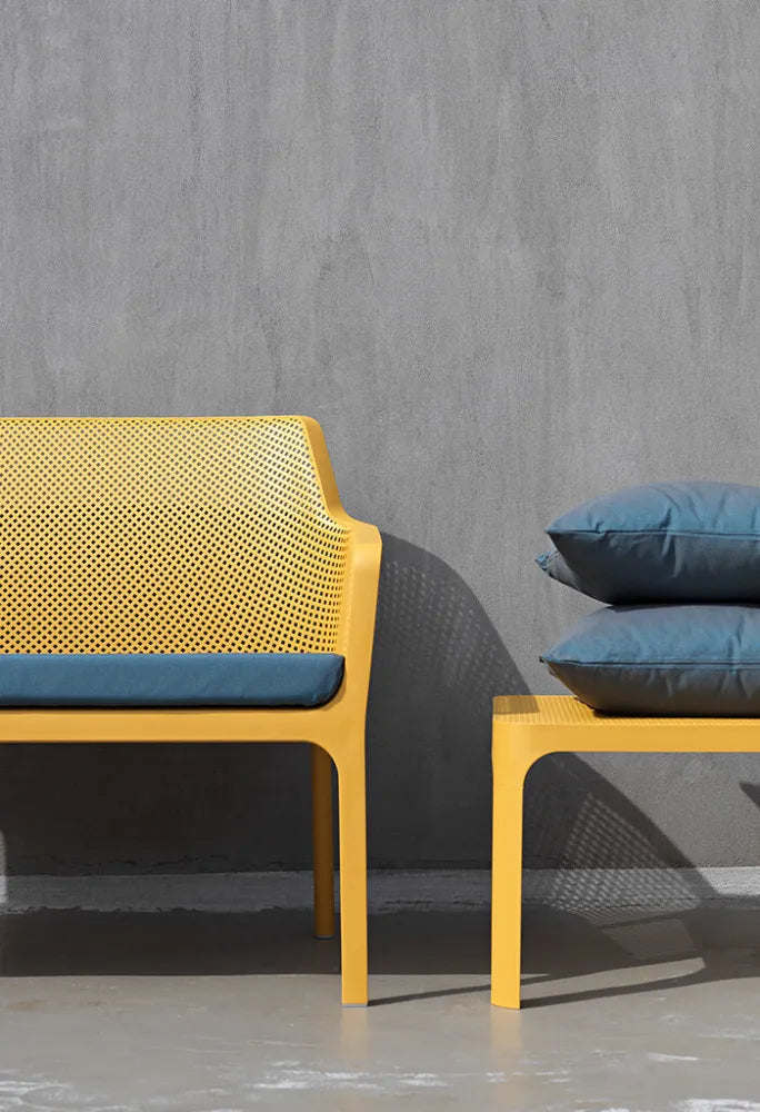 Soliņš - balkona dīvāns Narvi Beni 116/86/70 cm senape - N1 Home