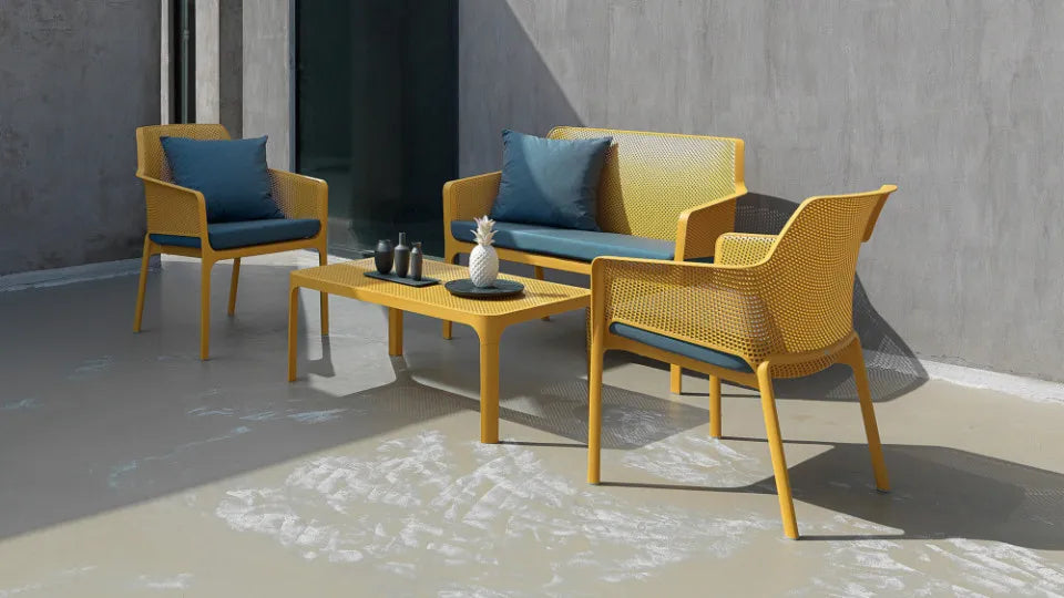 Soliņš - balkona dīvāns Narvi Beni 116/86/70 cm bianko - N1 Home