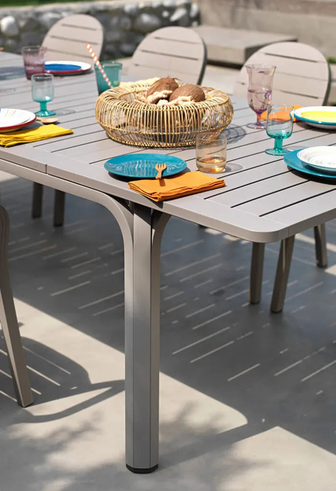 Galds Naro Apoli 210/100/73; 140/100/73 cm blanko/tortora - N1 Home