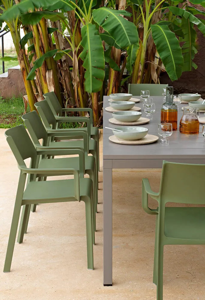 Galds Naro Ri 210/100/76 cm antracīts - N1 Home