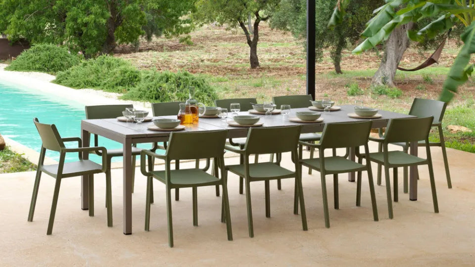 Galds Naro Ri 210/100/76 cm blanko - N1 Home