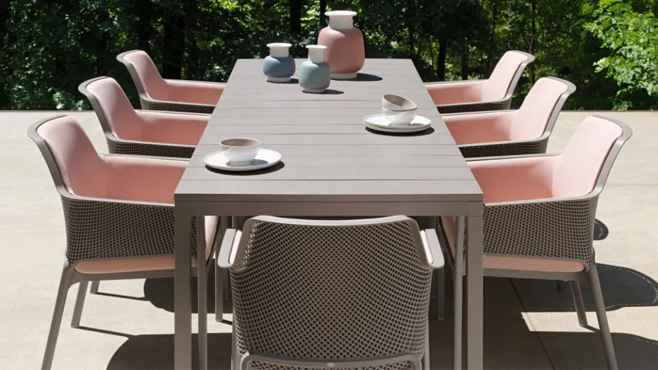 Galds Naro Ri 210/100/76 cm antracīts - N1 Home