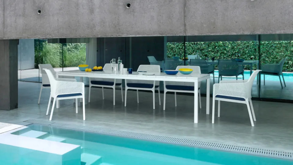 Galds Naro Ri 210/100/76 cm blanko - N1 Home